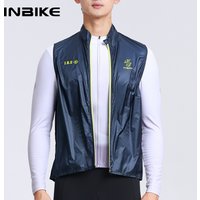 AliExpress INBIKE Cycling Vest Man Windproof Waterproof Lightweight MTB Biking Clothing with Pockets for Road Bike Riding Gear All-Weather