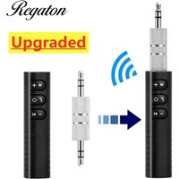 Regaton Wireless Bluetooth 5.0 Receiver Adapter 3.5mm Jack For Car Music Audio Aux A2dp Headphone Receiver Handsfree With Mic