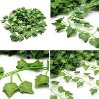 2M Fake plants Artificial plant ivy falling Fence Panels Faux Privacy DIY vines Garden Wall Wedding Party decor FH012