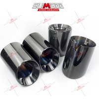 4PCS 304 Stainless Steel Exhaust Tip for BMW F87 M2 F80 M3 F82 F83 M4 F10 M5 F12 F13 M6 Direct Fit Universal Fit Exhaust Tip