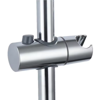 Universal Shower Head Holder 18~25mm ABS Adjustable Rail Slider Shower Head Support Lift Rod Mounting Bracket Bathroom Accessory