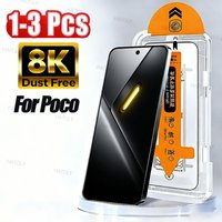 Dust Free Tempered Glass For Xiaomi Poco X8 Pro Max Easy Install Screen Protector Poco X8 Pro Max Anti-Scratch Protective Glass