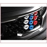 Automotive grille tri color decorative strip ABS material exterior modification part For Kia Sorento MQ4 2021 2022 2023