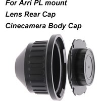 For ARRI PL mount Lens Rear Cap or Camera Body Cap or Cap Set Plastic Black Lens Cover Lid for Arri Aplexa Cinecameras and lenss