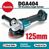 Neues Modell Makita DGA404 18V 125mm Bürstenloser Lithium-Ionen Winkelschleifer Kabelloser Handschleifer für Metallbearbeitung, Schneiden, Schleifen und Polieren