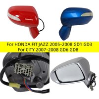 For HONDA FIT JAZZ 2005-2008 GD1 GD3 For CITY 2007-2008 GD6 GD8 Car Exterior Door Rearview Mirror Assy 5-PINS With Turn Signal