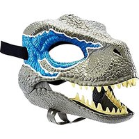 Blue Dinosaur Mask Dinosaur Head Halloween Face Cover Festival Animals Costumes Party Masquerade Mask Christmas Gifts for Kids