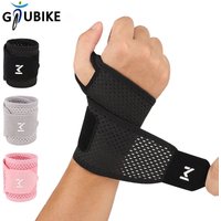 GTUBIKE 1PCS Breathable Wrist Support Brace for Gym/Work - Adjustable Compression Sleeve, Arthritis & Carpal Tunnel Relief