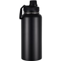 AliExpress PKOVS 1 32oz Sports Water Bottle, Suitable for Outdoor Camping and Other Sports, Cold-Keeping Bottle, Space Bottle, Wide-Mouth Bottle, with Three-Finger Lid, Cycling Water Bottle