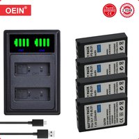 BLS-1 PS-BLS1 Battery and Charger for Olympus E-420, E-450, E-600, E-620, Pen E-P1, E-P2, E-P3, E-PL1, E-PL3 Digital SLR Cameras