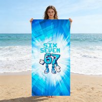 Six Seven 67 Friendship Beach Towel Quick-drying Super Absorbent Suitable for Beach Vacation Pool Gym Summer Gift for Friends