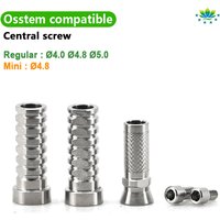 Osstem Multi-Unit Titanium Temporary Abutment for Dental Implant & Crown Immediate Load Customizable Stock MUA Sleeve