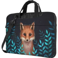 Fox Crossbody Laptop Bag Case Computer Bag 13 14 15.6 Inch Notebook Pouch for Macbook Pro
