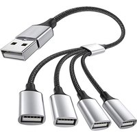USB Hub Extensions 4 Port Type C Male to USB Female Cable Splitter High Speed Transfer Adapter Portable Converter For PC Laptop