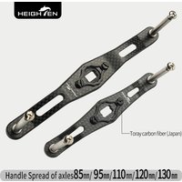 HEIGHTEN Baitcasting Reel Carbon Handle 85mm/95mm/110mm/120mm/130mm Without Knob Lure Fishing Modification Accessories