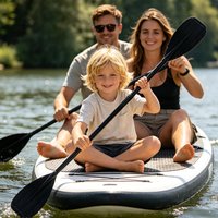 Carbon Fiber Paddle 2 Section Lightweight Double-head Paddleboard Fishing Kayak Paddle For Kids Rowing Touring Lake River Sea
