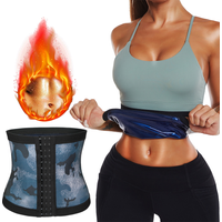 Hot Sauna Sweat Belt Sweat Suits Belly Trimmer Waist Trainer Slimming Workout Gym Fitness Belts for Women Abdomen Fat Burning
