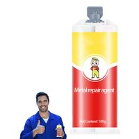 95g Metal Repair Glue Cast Iron High Strength Repairing Adhesive Heat Resistance Repair Adhesive Agent Tool Casting AB Glue