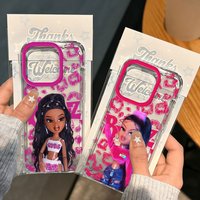 Cartoon Doll Fashion bratzs Phone Case For iPhone 17e 17 16 16e 15 14 13 12 11 Pro Max Air Plus Transparent Back Cover