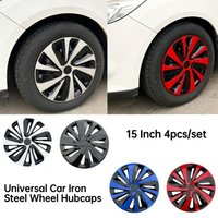 R15 4pcs/set Universal Car Iron Steel Wheel Hubcaps Trim 15 inch Car Replacement Tires Wheel Cover Caps for Iron Steel Wheel