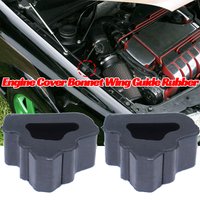 1/2X Engine Cover Bonnet Wing Guide Rubber For Vw Golf Mk2 Hood Stop Buffer Triangle Damping Block Pad Cushion 1987-1992 Replace