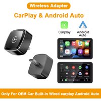 NEW Wired to Wireless Carplay Android Auto 2in1 Mini Adapter Dongle Auto Connect Plug&Play Bluetooth WiFi Universal Mini Box