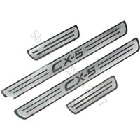 Car Styling For cx5 CX-5 2012 2013 2014 2015 2016 car Accessories Scuff Plate/Door Sill Door Sill Scuff Plate Welcome Pedal