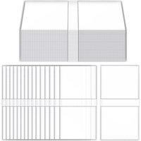 Double Pocket Coin Flips 200Pcs 2.5 X 2.5 Clear Coin Collector Protectors Individual Plastic Sleeve Holders