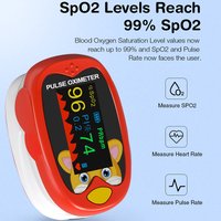 Medical Infant Finger Pulse Oximeter Pediatric SpO2 Blood Oxygen Saturation Meter Neonatal Children Kids Rechargeable