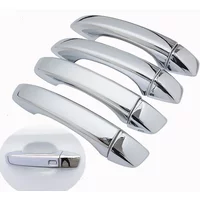 For MG ZS 2017 2018 2019 2020 2021 2022 Carbon Fiber Chrome Car Door Handles Cover Trim Styling Stickers Auto Accessories