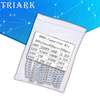 320PCS 16Values 0603 0805 1206 SMD Capacitor Assorted Kit 10PF~22UF 22PF 470PF 1NF 10NF 100NF 1UF 4.7UF 10UF Capacitance Set