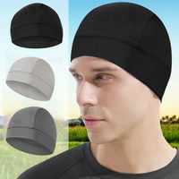 AliExpress NONE Summer Men Quick Dry Breathable Mesh Skull Beanie Cap Sweat Absorbent Sports Cap Under Helmet Liner Moisture Wicking Cycling Hat