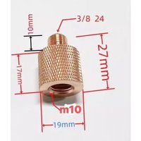 1pcs M10 to 3/8 Connctor Adapter For JPC Antenna