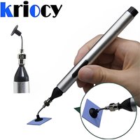 IC SMD Vacuum Suction Pen Remover Sucker Pump IC SMD Tweezer Pick Up Tool Solder Desoldering with 3 Suction Header Dropship