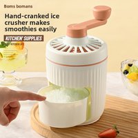 New Manual Household Small Ice Shaver Hail Ice Machine Party Hand-cranked Ice-breaking Smoothie Continuous Ice Ice Crusher