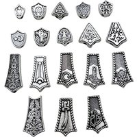 18 Styles Tibetan Silver Gold Middle East Beaded Rosary Tassel Bifurcated Connector Handmade 33 Necklaces DIY Alloy Accessories