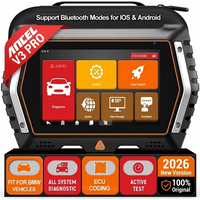 2026 ANCEL V3 PRO Bi-directional OBD2 Scanner All System Diagnostic 10+ Reset ABS EPB TPMS Oil CAN-FD Code Reader
