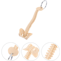 Bone Spine Keychain Mannequin Plastic Cartoon Pvc Chiropractor Nurse Rings