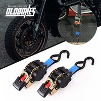 Auto Retractable Ratchet Tie Down Starp Belts Single Hook Universal Motorcycle Tools Convenient Fast Binding Prevent Falling