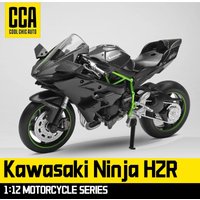 CCA 1:12 Scale Die Cast Motorcycle Model for Kawasaki Ninja H2R,Motorcycle Model, Kids Moto Toy Or Collection, Boyfriend