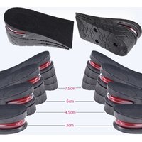 Adjustable Height Increase Insoles Shock Absorbing Heel Lift Shoe Inserts Comfort Heightening Inserts for Men and Women