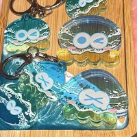 Game Splatoon 3 Keychain Anime Octolings Inklings Smallfry Acrylic Fashion Key Chain Bags Keyring Friend Brithday Gifts Cosplay
