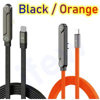 240W Fast Charging Foldable Phone Holder Data Cable For iPhone Lightning 8 Pin USB Type C PD Fast Charging Cable Phone Tablet