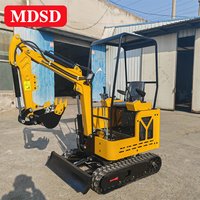 Quick Delivery 1.2 Ton Mini Excavator Household 1.5 Ton Hydraulic Mini Excavator High Efficiency Micro Digger Easy To Operate