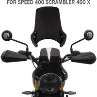 For Speed 400 2024 Scrambler 400x 2024 Motorcycle Sport Screen Windshield Deflector scrambler400x speed400