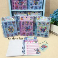 Disney Stitch Spiral Notebook, Stylish and Fashionable, Perfect for Daily Use at Home or the Office,and Also Makes an Ideal Gift