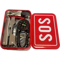 IFAK Trauma First Aid Kit Mini Iron box Tactical Medical for Car Home Travel Hiking and Camping Emergency Survival Gear