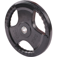 Custom Logo Fitness Gym Rubber Weight Lifting Disc Plate Dumbbells Barbells Grip Plates 20kg 5kg 10kg 25kg Training Custom