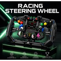 Bricks Formula Racing Vehicle Steering Wheel Machine MOC Building Blocks Sets Technical Toys Holiday Gifts Adult Cool Ornament