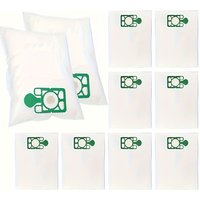 10-Pack High-Efficiency Microfiber Dust Bags Compatible with Numatic Henry Vacuum Cleaners - NVM-1CH, HVR200M-22